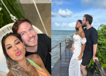 Maira Cardi e Thiago Nigro se casam seis meses após anunciarem romance