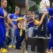Após anuncio de fim do casamento com MC Guimê, Lexa é vista caindo no samba