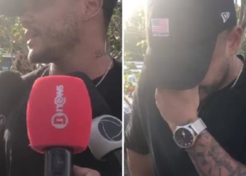 Leozito Rocha se emociona no enterro de Rodrigo Amendoim: ‘Só queria se divertir’