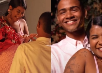 Tiago Souza surpreende Sheuba com pedido de casamento