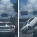 Carro cai de guincho e deixa trânsito travado na Avenida Paralela