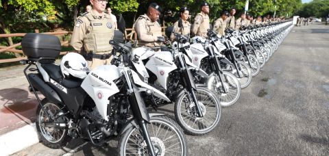 Governo reforça segurança na capital e interior com entrega de novos veículos