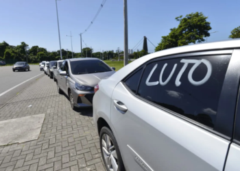 Motoristas por app protestam após latrocínio: “Pedimos mais segurança”