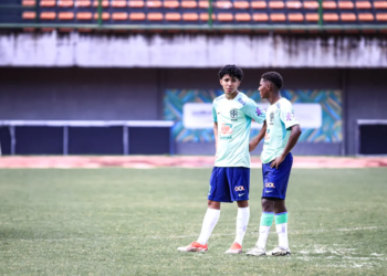 Seleção Brasileira sub-15 realiza treino de olho na estreia na Copa 2 de Julho