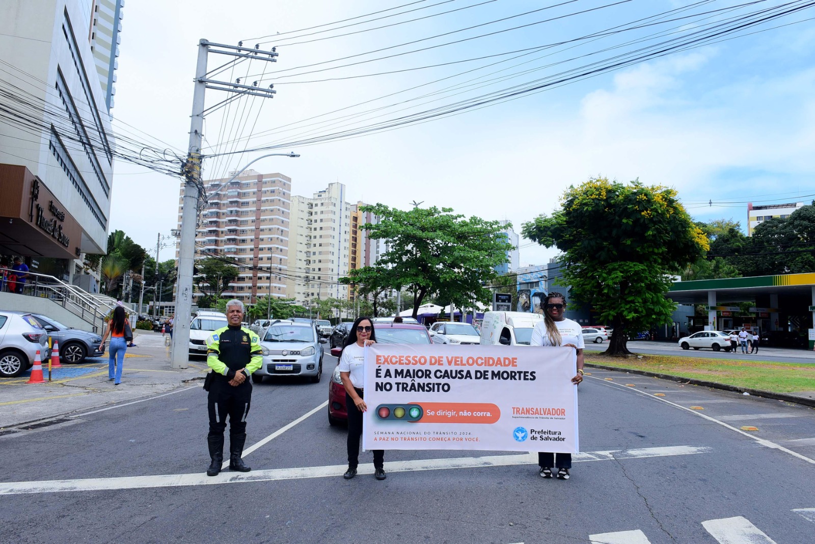 Salvador reduz em quase 11% número vítimas fatais no trânsito em 2025 após ações de educação e fiscalização da Prefeitura